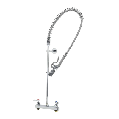 T&S Brass B-5120-BJ EasyInstall Workboard Pre-Rinse Unit Deck Mount Mixing Faucet