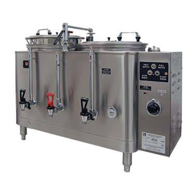 Grindmaster-Cecilware 7443(E) (2) 3 Gallon Capacity Liners Electric Double GRINDMASTER AMW™ Midline Heat Exchange Coffee Urn