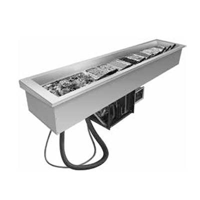 Hatco CWB-S4 (4) Full-Size Pans Cold Food Well Unit, Drop-In, Refrigerated