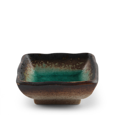 Kosui Green 3" Sq. Sauce Dish