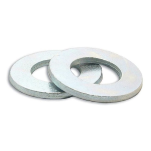 NO. 8" X 7/16" X 0.049" SAE FLAT WASHER STEEL ZINC CLEAR