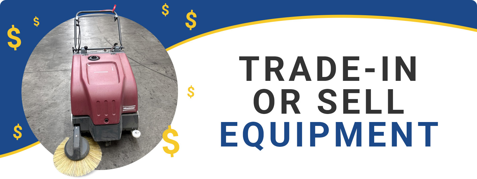 Trade in or sell your used floor cleaning equipment to Southeastern Equipment & Supply