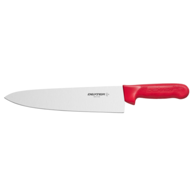 Dexter 12433R SANI-SAFE® 10" Cook's Knife - Red Handle