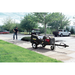 Karcher Tule HDS 3.5/40 Ge MT trailer cleaning a parking curb