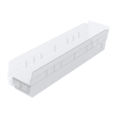 Metro MB30128CLN Nesting Shelf Bin, Clear, 17.8" x 4.12" x 4"