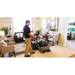 Karcher Admiral 8 carpet extractor cleaning a living room rug