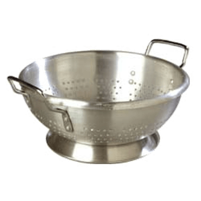 Carlisle Standard Weight 8 qt Aluminum Colander