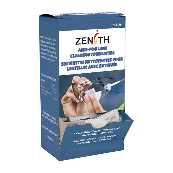 Lens Cleaning Towelettes - 5" x 8" - Individually Wrapped
