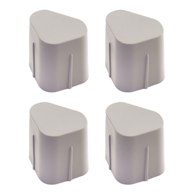 Metro MAX4-9997-4 Corner Adapters for MetroMax 4 Industrial Plastic Shelving, Bag of 4