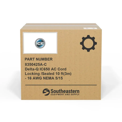 Intelligent Cleaning Equipment - 8350425A-C - Delta-Q IC650 AC Cord Locking /Sealed 10 ft(3m) - 16 AWG NEMA 5/15