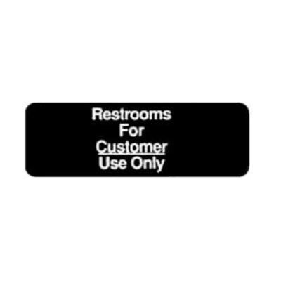 Winco SGN-317 9" X 3"H Information Sign