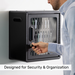 Luxor CellGuard CHZZ002 Lockable Cell Phone Storage Cabinet Wall