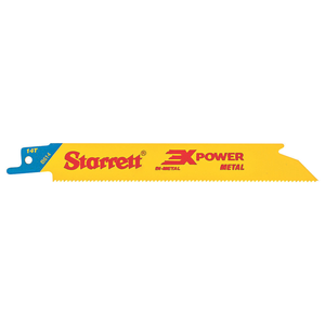 STARRETT B614-20 Metal Cut 6'' x 3/4 x .035 x 14T, 3X POWER, 20 Pack