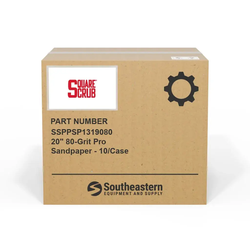 Square Scrub - SSPPSP1319080 - 20" 80-Grit Pro Sandpaper - 10/Case