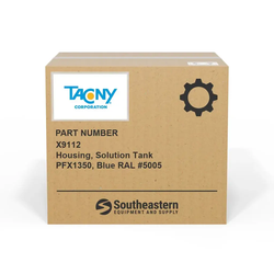 Tacony - X9112 - Housing, Solution Tank PFX1350, Blue RAL #5005
