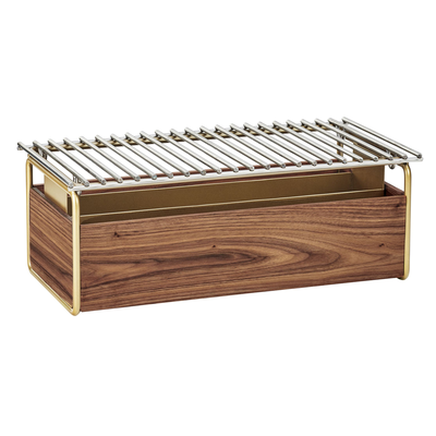 Cal-Mil 3722-46 22"W x 12"D x 7-1/2"H Mid-Century Chafer Alternative