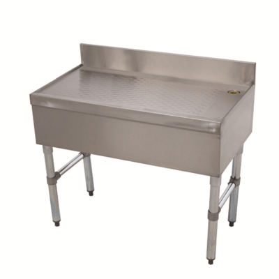 Advance Tabco CRD-12 Underbar Drainboard 12"W X 21"D X 33"H