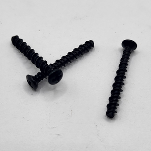 M3.5 - 2.5 X 25MM PHILLIPS OVAL COUNTERSUNK HEAD THREAD FORMING SCREW HI-LO THREAD BLUNT POINT STEEL CASE HARDENED ZINC BLACK