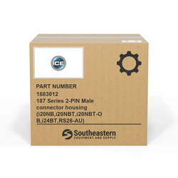Intelligent Cleaning Equipment - 1883012 - 187 Series 2-PIN Male connector housing (i20NB,i20NBT,i20NBT-OB,i24BT,RS26-AU)