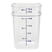 Cambro 22SFSPROCW135 CamSquare® FreshPro Food Container