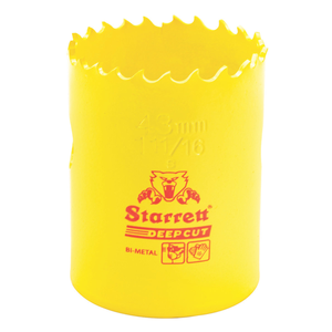 STARRETT DCH1116-G 1-11/16'' (43mm) NVP Deep Cut Bi-Metal Hole Saw