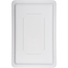 Carlisle 1063702 12" x 18" White "Lock-Tight" Lid