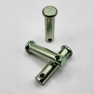 5/16" X 1 1/4" HARDENED CLEVIS PIN 1010 - 1020 STEEL CASE HARDENED ZINC YELLOW PER PRINT