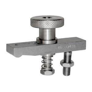 Carr Lane CL-2715-3 Slotted-Heel Clamp Strap Assembly, Stainless Steel (Knurled Knob)