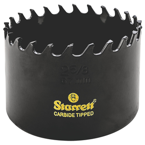 STARRETT CT258 2-5/8'' (67mm) Triple Chip Tungsten Carbide Hole Saw