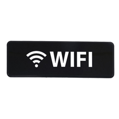 Winco SGN-330 Information Sign with Symbol 3" X 9"