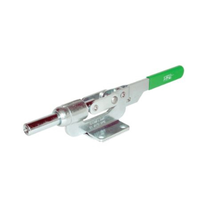 Carr Lane CL-275-SPC Horizontal Handle Push/Pull Toggle Clamp, Tapped Plunger, Flanged Base (600lbs)