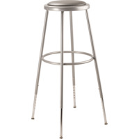 NPS 6430H NPS® 32"-39" Height Adjustable Heavy Duty Vinyl Padded Steel Stool