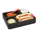 Cook's 447SS Brown Stackable 4-Compartment Flex Tray