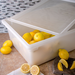 Carlisle 1064202 12.5 Gal. White Food Storage Box, 18" X 26" X 9