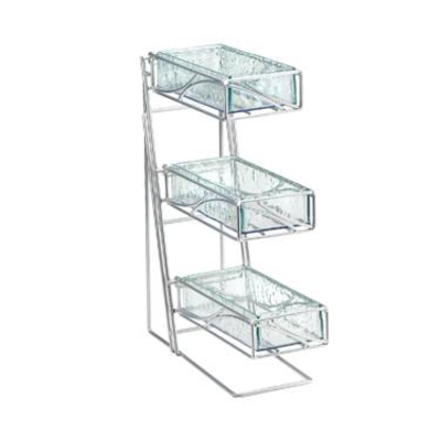 Cal-Mil 1235-39-43 5-1/4"W x 14"D x 18"H Condiment/Flatware Display