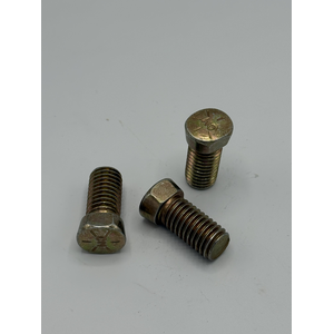 1/2" - 13 X 1.259" CLIPPED HEAD PLOW BOLT SAE J429 GR 8 ZINC YELLOW