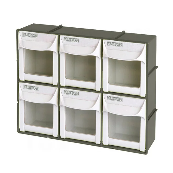 Tilt Bin Unit - Heavy-Duty - 11-3/4" x 3-1/2" x 9-3/4" - 6 Compartments