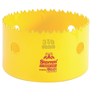 STARRETT DCH0378-G 3-7/8'' (98mm) NVP Deep Cut Bi-Metal Hole Saw