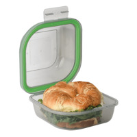 MyGo Sandwich-Sized Compartment Container, 5-1/2" X 5-1/2" X 3-1/2"