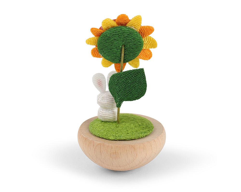Figurine Sunflower & Rabbit