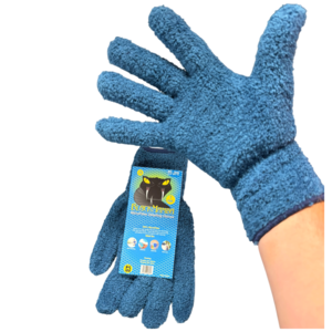 Microfiber Detailing Gloves L/XL Blue