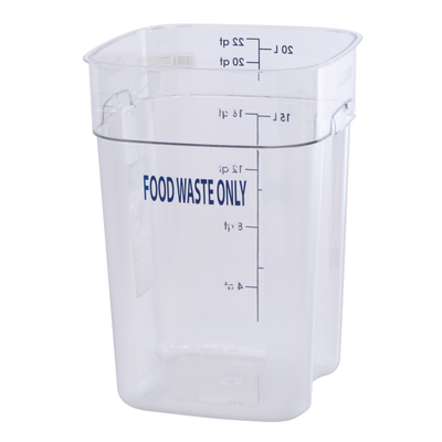 Cambro 22SFSPROCW CUSTOM Food Waste Only Food Storage Container