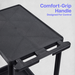 Luxor LP34LE-B ENDURA AV Three-Shelf Media Cart with Electrical