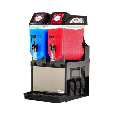 Grindmaster-Cecilware FROSTY 2 15-4/5" W X 21-9/10" D X 32-1/2" H (2) 3.2 Gallon Bowls Countertop Crathco Frosty 2 Frozen Granita Dispenser