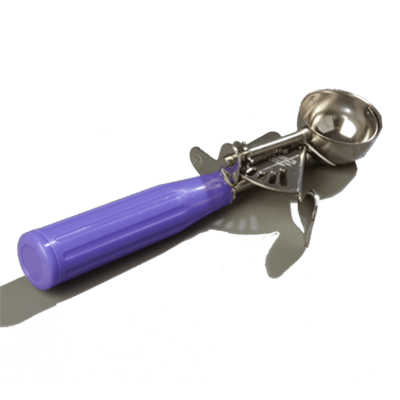 Carlisle 7/8 oz Disher with Orchid Handle