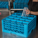 Carlisle RG16-314 OptiClean™ 16-Compartment Divided Glass Rack w