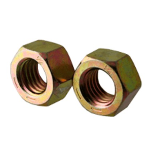 1" - 8 FINISHED HEX NUT SAE J995 GR 8 ZINC YELLOW
