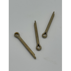 1/16" X 1/2" EXTENDED PRONG COTTER PIN LOW CARBON STEEL ZINC YELLOW