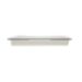 Cambro 18263P148 Poly 18"L x 26"W x 3-1/2"H Natural White Food S