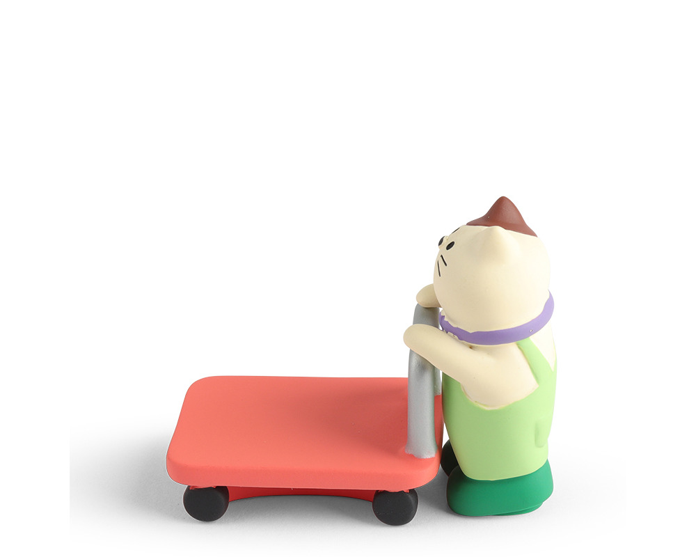 Figurine Cat & Cart